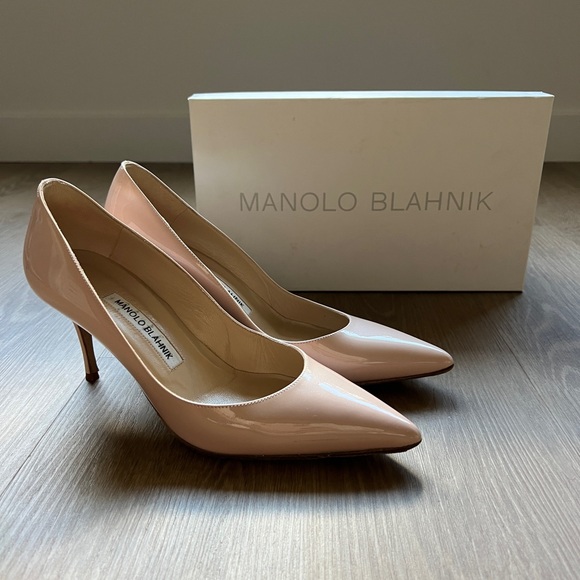 Manolo Blahnik Pink pumps sz 38.5
